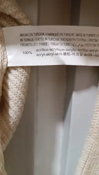 Cárdigan Stradivarius Beige Talla S