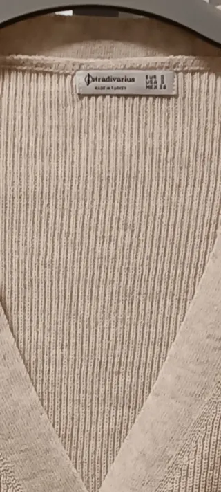 Cárdigan Stradivarius Beige Talla S