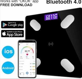 Báscula Digital Inteligente Negra