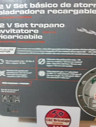 Taladro Atornillador Parkside 12V profesional top