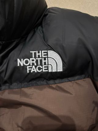The North Face Giubbino Nuptse Nero/Marrone