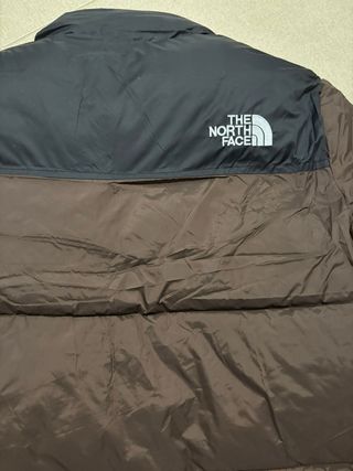 The North Face Giubbino Nuptse Nero/Marrone