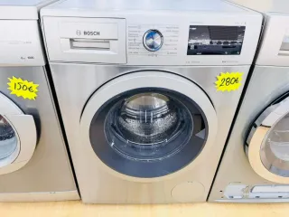 Lavadora Bosch inox 8 kg 1200 rpm A+++