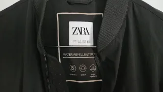 Chaqueta Bomber Zara Negra