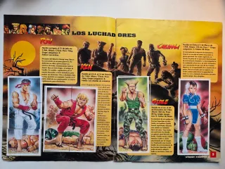 Album COMPLETO Street Fighter II 2 Año 1991 MERLIN