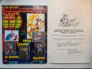 Album COMPLETO Street Fighter II 2 Año 1991 MERLIN