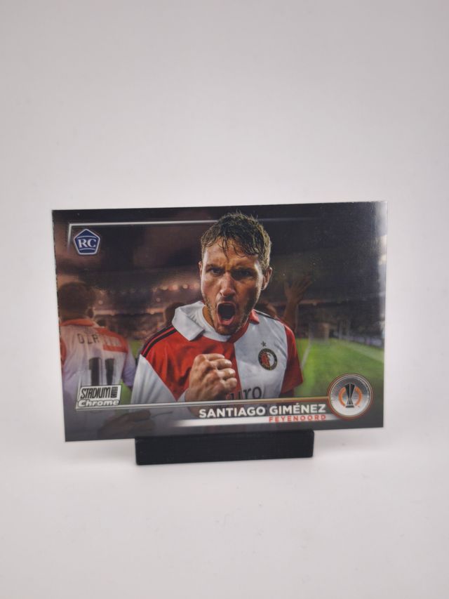Santiago Gimenez RC CARD Topps Stadium UEFA