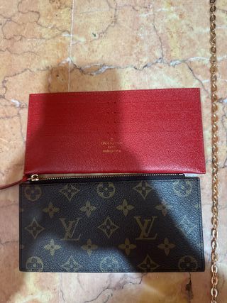 Bolso Louis Vuitton Marrón y Rojo