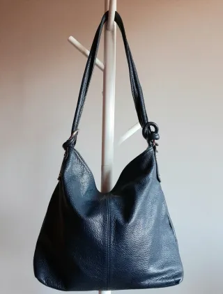 Bolso hobo piel Genuine leather