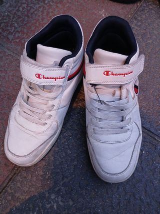 Zapatillas Champion Basket Talla 35 Blancas