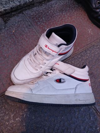 Zapatillas Champion Basket Talla 35 Blancas