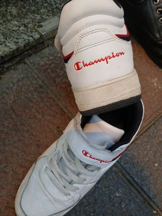 Zapatillas Champion Basket Talla 35 Blancas