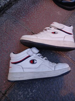 Zapatillas Champion Basket Talla 35 Blancas