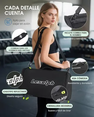 Bolsa Deporte Lesolph 35L Negra