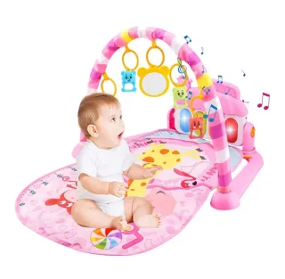 Manta Piano Bebé Rosa