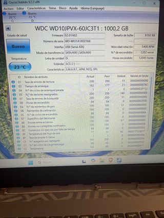 Disco Duro 2.5 WD 1TB