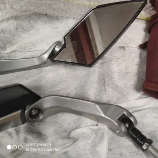 Espejos Retrovisores Moto Carbono y aluminio