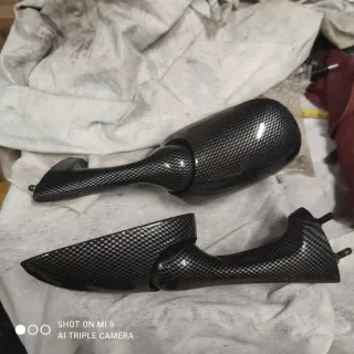 Espejos Retrovisores Moto Carbono y aluminio