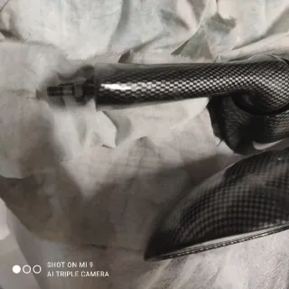 Espejos Retrovisores Moto Carbono y aluminio