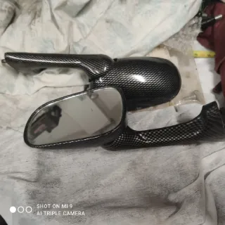 Espejos Retrovisores Moto Carbono y aluminio