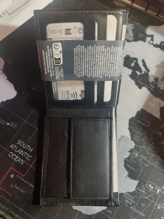 Cartera de piel Goodman RFID nueva