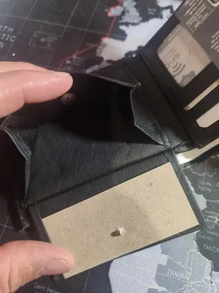 Cartera de piel Goodman RFID nueva