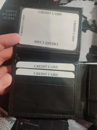 Cartera de piel Goodman RFID nueva