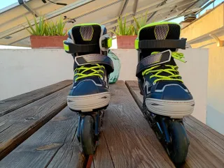 Patines niño/a evolutivos T.35-38 con bolso