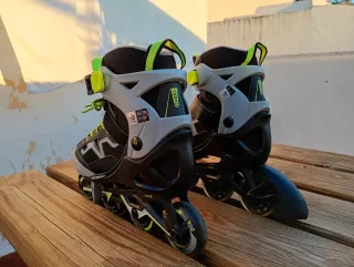 Patines niño/a evolutivos T.35-38 con bolso