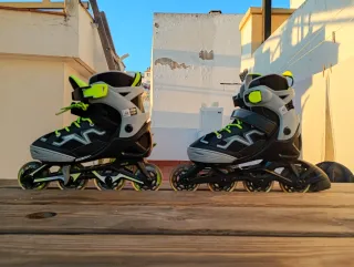 Patines niño/a evolutivos T.35-38 con bolso