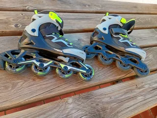 Patines niño/a evolutivos T.35-38 con bolso