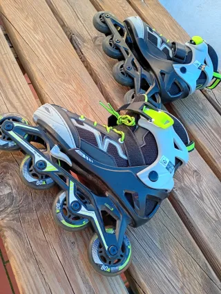 Patines niño/a evolutivos T.35-38 con bolso