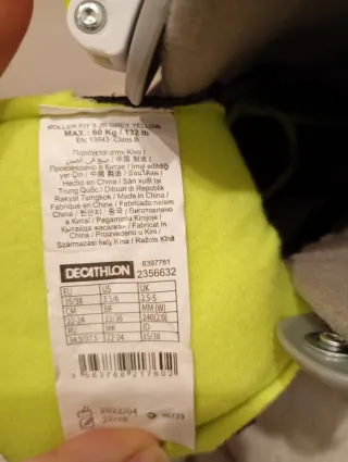 Patines niño/a evolutivos T.35-38 con bolso