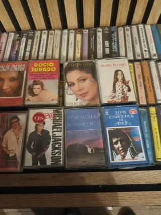 Lote Cassettes Bob Dylan, Michael Jackson, Rocio J
