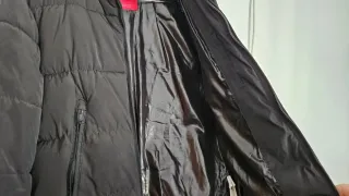 Abrigo acolchado Zara negro