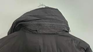 Abrigo acolchado Zara negro