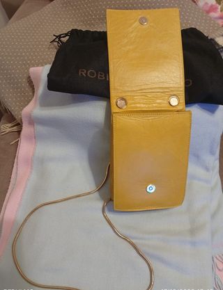 Bolso bandolera Roberto Verino amarillo