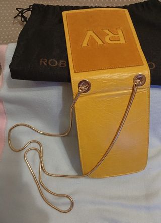 Bolso bandolera Roberto Verino amarillo