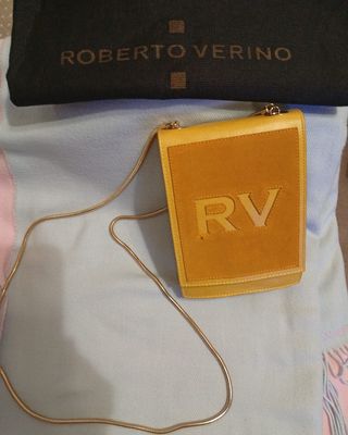 Bolso bandolera Roberto Verino amarillo