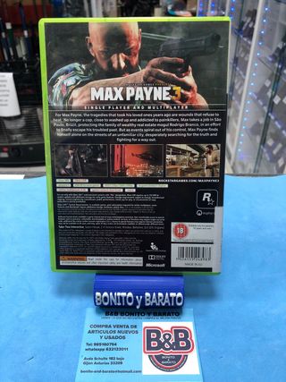 Max Payne 3 Xbox 360