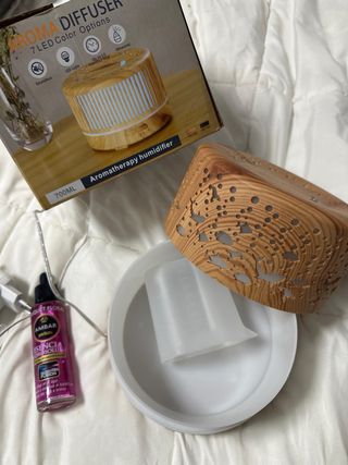 Humidificador Bouquet Madera y Peces