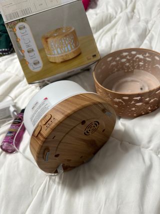 Humidificador Bouquet Madera y Peces