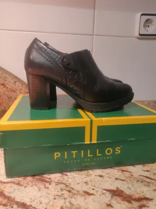 Botines tacón negros invierno