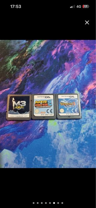 Nintendo DS XL Roja + Funda, Cargador, Lápiz y 2 J