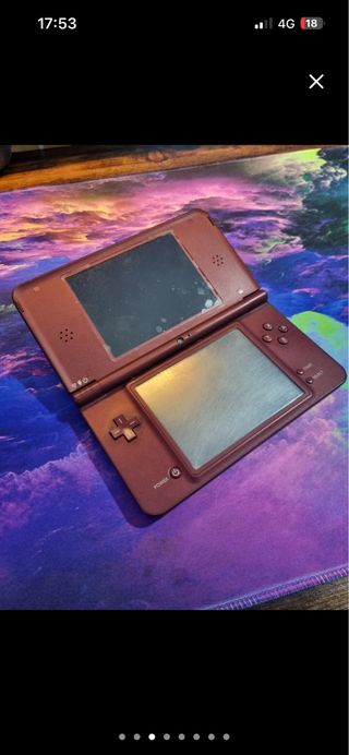 Nintendo DS XL Roja + Funda, Cargador, Lápiz y 2 J