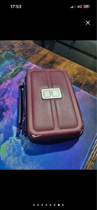 Nintendo DS XL Roja + Funda, Cargador, Lápiz y 2 J