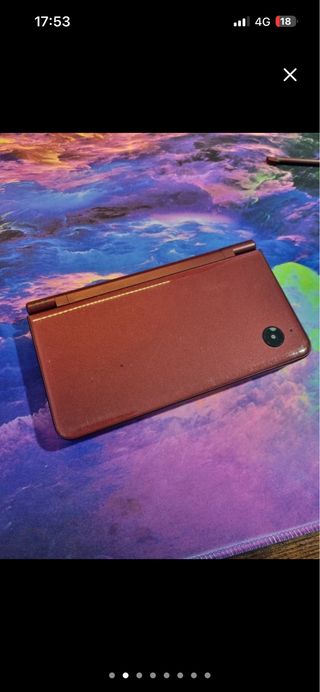 Nintendo DS XL Roja + Funda, Cargador, Lápiz y 2 J