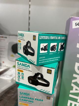 Linterna frontal SANDA SD-6254 para cabeza