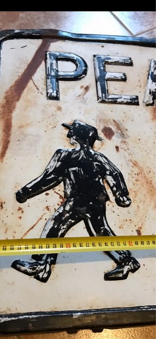 Chapa antigua PEATON años 30