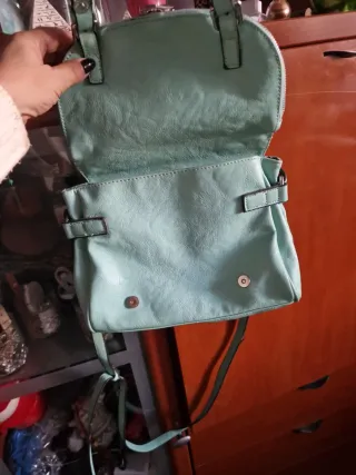 Bolso verde agua